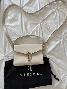 ANINE BING Off White Mini Colette bag